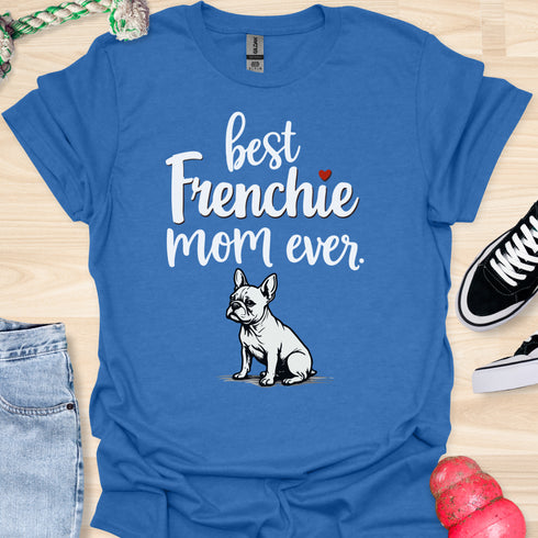 Best frenchie mom ever - V4 - Elegant Card T-Shirt